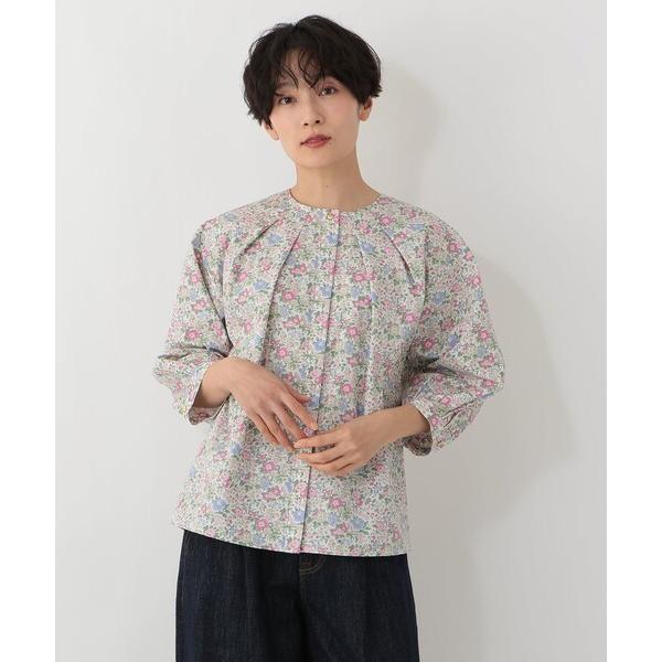 ブラウス シャツ タックブラウス/リバティプリント レディース