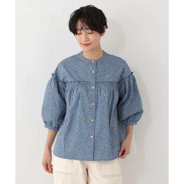 ブラウス シャツ フリルブラウス/リバティプリント レディース