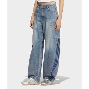 adidas（アディダス） ワイドパンツ ジーンズ デニム デニムパンツ