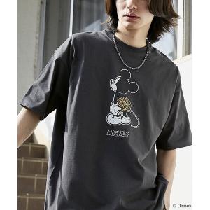 tシャツ PUBLUX/パブリュクス 「機能性素材」Mickey Mouse ＆ Minnie Mouse/ミッキーマウス ＆ ミニーマウス/ フェイス Tシャツ　限定展開