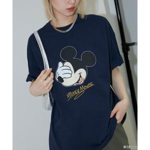tシャツ PUBLUX/パブリュクス 「機能性素材」Mickey Mouse/ミッキーマウス/ フェイスTシャツ　限定展開 メンズ レディース