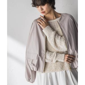 ブルゾン アウター 撥水バルーンブルゾン レディース