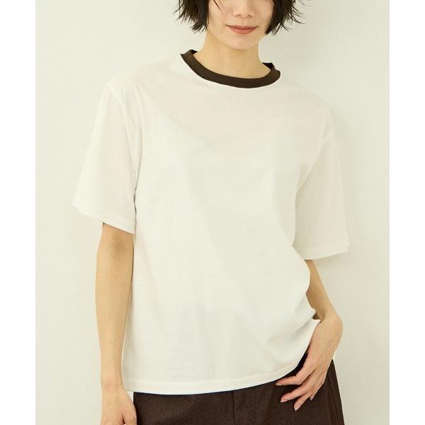 tシャツ 半袖 アセジミボウシ　リンガーTシャツ レディース