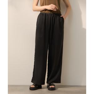 パンツ ナチュレッチコンフォートワイドパンツ レディース