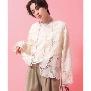 カーディガン レースカーディガン レディース