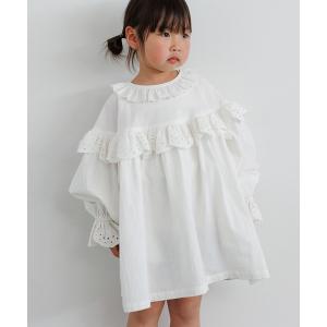 ワンピース レースフリルミニワンピース　667210 キッズ 子供服 女の子