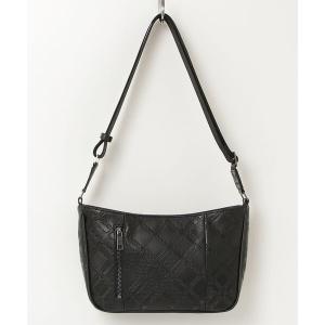 ショルダーバッグ ＨＩＧＨ　ＳＴＲＥＥＴ∴クロスディメンション型押しショルダーバッグ メンズ