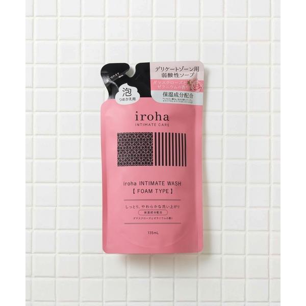 ボディソープ iroha INTIMATE WASH 「 FOAM TYPE 」ダマスクローズとゼラ...