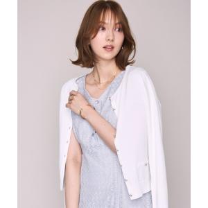 uvカット カーディガン 2026春夏新作 ベーシックビジュー釦カーディガン レディース