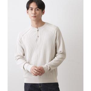 セーター ニット コットンワッフルニット メンズ