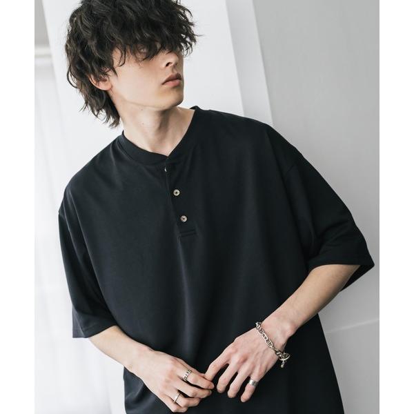 ヘンリーネック tシャツ 新色追加 AIR TEC+ 接触冷感・遮熱・UVカット 多機能ヘンリーネッ...
