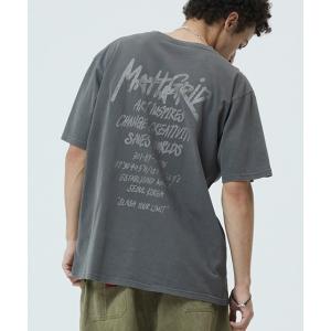 tシャツ 「mahagrid/マハグリッド」PIGMENT GRAFFITI LOGO TEE/ピグメント グラフィティーロゴ Tシャツ