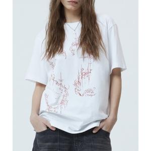 tシャツ 「mahagrid/マハグリッド」HEART TATTOO TEE/ハート タトゥー Tシャツ レディース メンズ