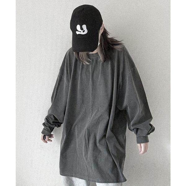tシャツ Pigment Over L/S Tee/ピグメントオーバーロングスリーブTシャツ「uni...