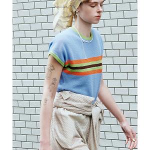 ニット セーター 別注「MIKA KASAI」 Knit T-Shirt レディース