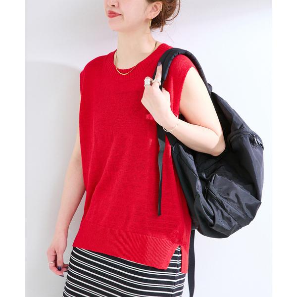 ニット セーター 手洗い可 / FRENCH ICY LINEN フレンチプルオーバー レディース