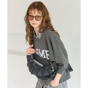 ショルダーバッグ バッグ 「THEATRE PRODUCTS」別注メッシュフリルラウンドショルダー レディース