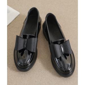 「M y u」 シューズ 24 ブラック レディース