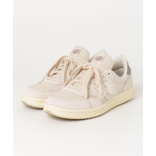 「New Balance」 ローカットスニーカー 23.5cm ベージュ レディース