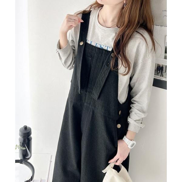 「Java」 オーバーオール SMALL ブラック レディース