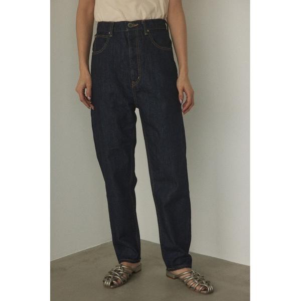 「BLACK BY MOUSSY」 デニムパンツ 23inch ダークブルー レディース