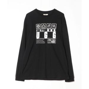 「UGG」 長袖Tシャツ L ブラック メンズ