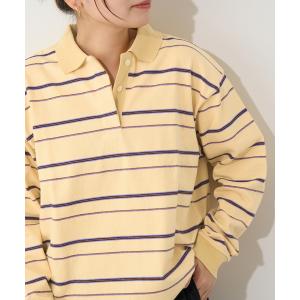 ポロシャツ ポロ 「追加2」マルチボーダーポロシャツ レディース