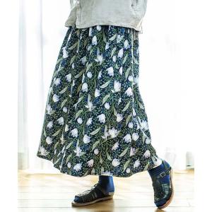 「Kraso」 フレアスカート X-LARGE ブルー系その他 レディース