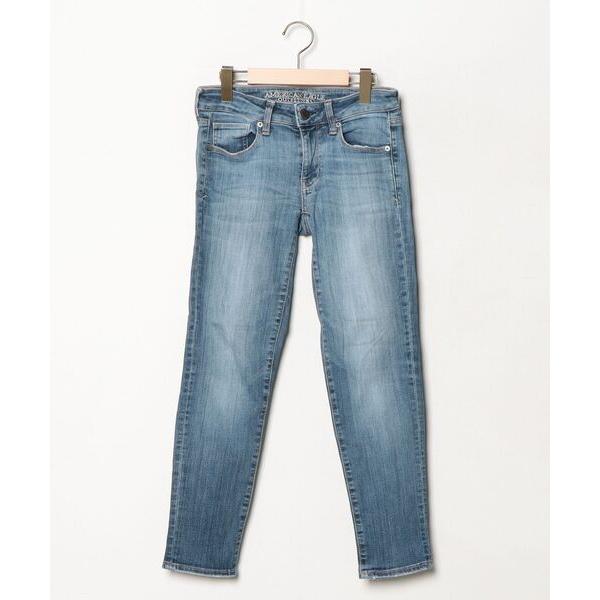「American Eagle」 スキニーデニムパンツ 2 ブルー レディース