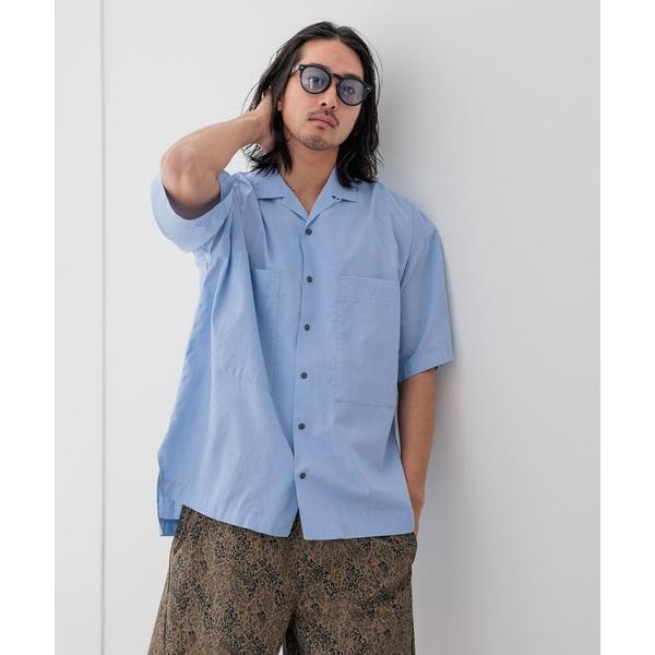 シャツ 「HEREIAM MEN」イージーケア/接触冷感/吸水速乾/テックリネンシャツ メンズ