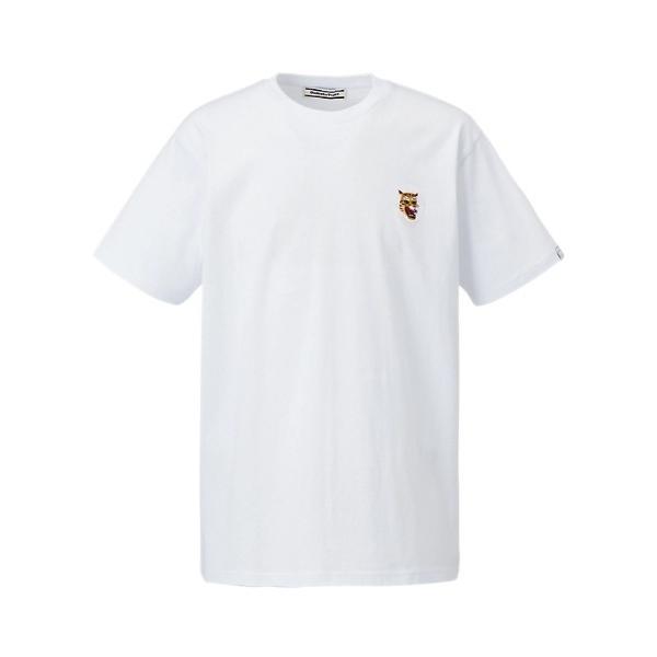 「Onitsuka Tiger」 半袖Tシャツ L ホワイト レディース