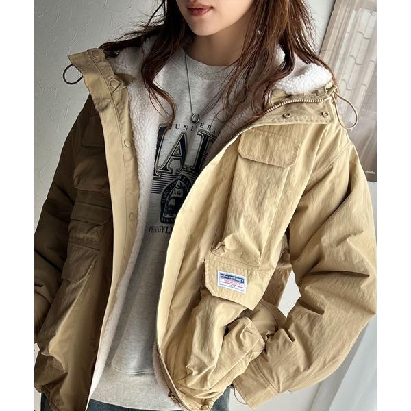 「Java」 マウンテンパーカー MEDIUM ベージュ レディース