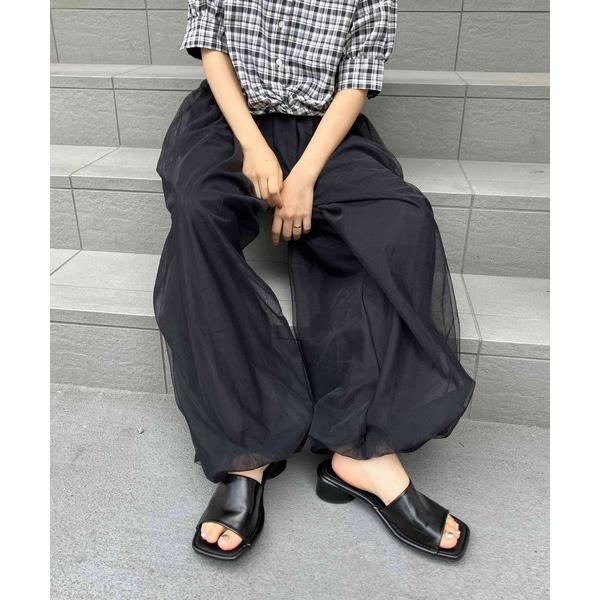 「KBF」 イージーパンツ ONE ブラック レディース