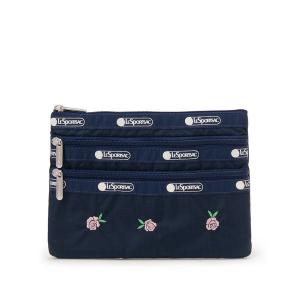 LeSportsac（レスポートサック） ポーチ 3ZIP COSMETIC ブリスドッツ