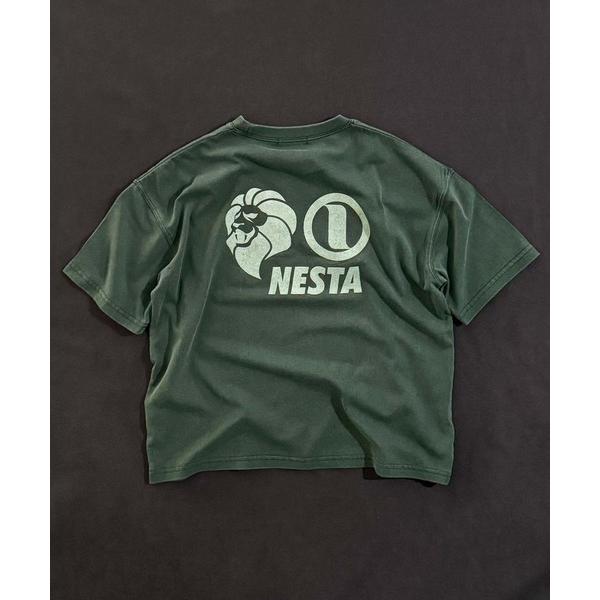 tシャツ 「NESTA BRAND/ネスタブランド」ピグメント加工 オーバーサイズ Tシャツ キッズ...