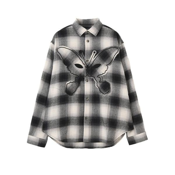 シャツ PERKS AND MINI ALIEN KISS CHECK OVER SHIRT 385...