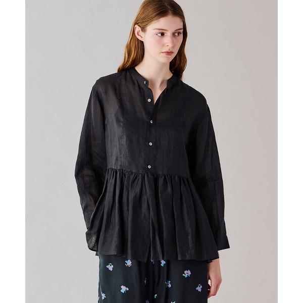 ブラウス シャツ LE GLAZIK | ラミー ギャザーフレアシャツ WOMEN レディース