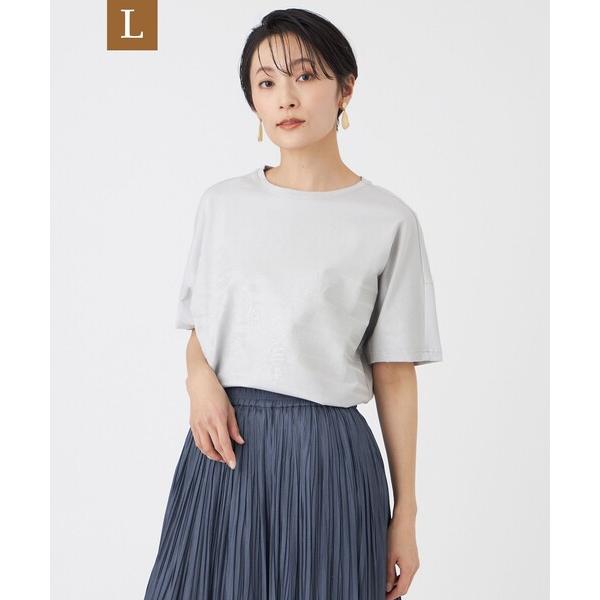 tシャツ 「L」「カタログ掲載・ウォッシャブル」クリアゼブラプリントカットソー レディース