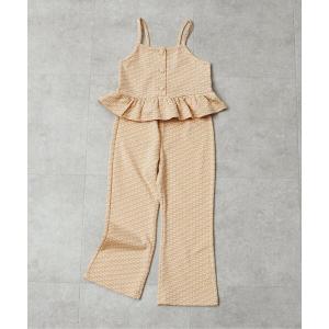 セットアップ 「リンク」フラワージャガードビスチェ・フレアパンツセット キッズ 子供服 女の子