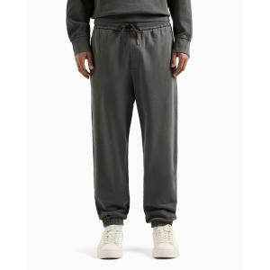 スウェットパンツ ジャージ 「A|X アルマーニ エクスチェンジ」AXロゴ×テープデザイン スウェットジョガーパンツ メンズ