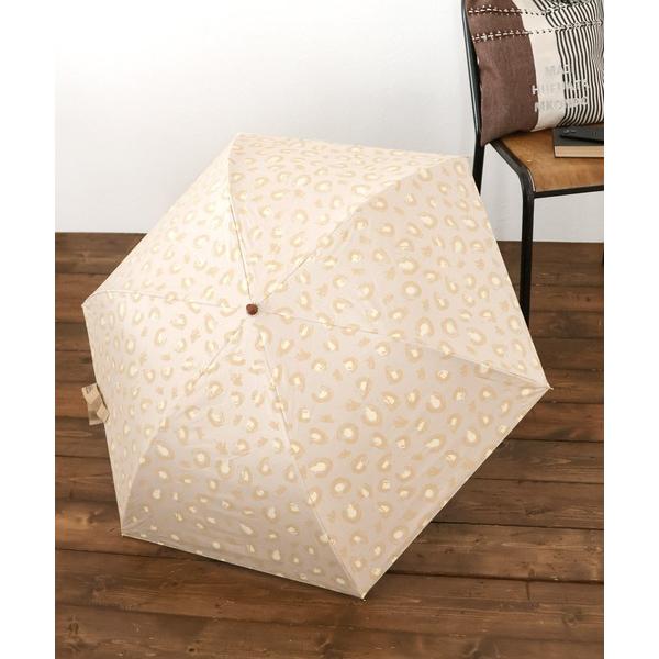 日傘 uvカット 傘 「ASCENTE」レオパード晴雨兼用折傘55cm／UPF50＋・紫外線遮蔽率1...