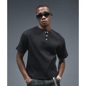 tシャツ Metal Henry neck Thermal T/ メタルヘンリーネックサーマルT メンズ