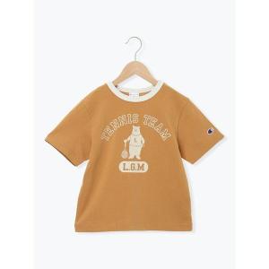 tシャツ 「champion」リンガーTシャツ キッズ 子供服 男の子 女の子
