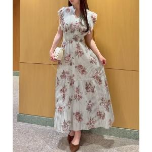 ワンピース 「販路限定サイズあり」Sustainableプリーツプリントワンピース