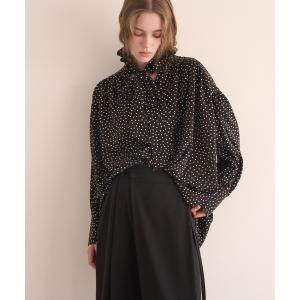 ブラウス シャツ Dot Frill Classical Blouse レディース