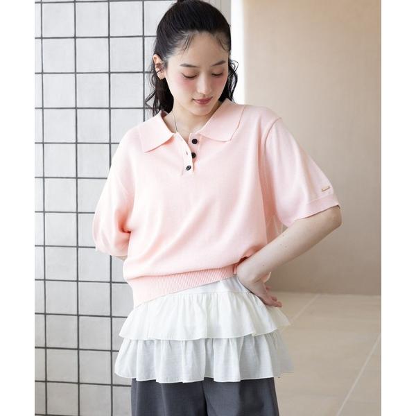 タンクトップ ノースリーブ フリルレイヤードタンク レディース