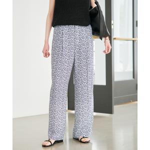 ワイドパンツ パンツ 「36サイズのみWEB限定」Blue Flowerパンツ レディース