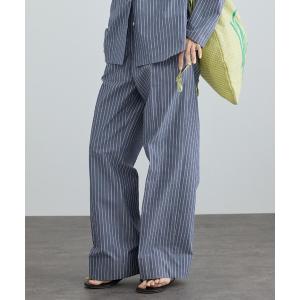 スラックス パンツ エンザイムコットンスラックス / FABRICA レディース
