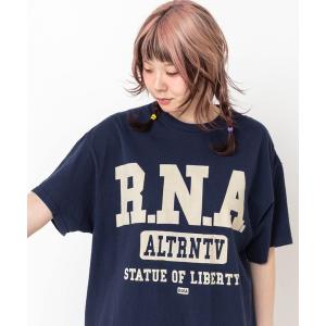 tシャツ M2678 RNAロゴプリントTEE レディース