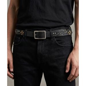 ベルト 25mm スタッズベルト メンズ レディース